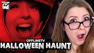 OFFLINETV HAUNTED MAZE REACTION [EPILEPSY WARNING] ft. LilyPichu Michael Reeves Pokimane Scarra