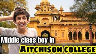 Middle class boy in aitchison college️