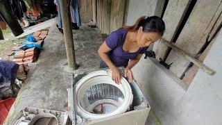 single mom; Install electricity and water, earn money to raise children