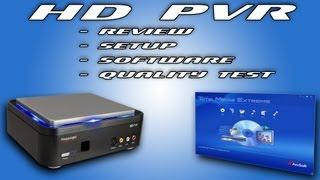 Hauppauge HD PVR - Review/Setup/Software/Quality Test