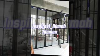 Macam-macam model pintu lipat aluminium #inspirasirumahidaman #inspirasirumahminimalis