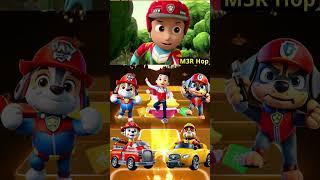 Paw Patrol Scary Chase Vs Ryder X Coffin Dance_Tiles Hop EDM Rush_coffindance_tileshop #shortsfeed