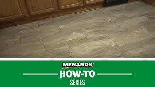 How To Install Luxury Vinyl Tile | Menards Kitchen Remodel