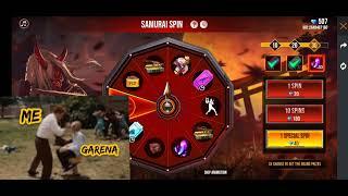 Samurai Bundle  Return Spin To Diamond Free Fire | MRK GAMER |#freefire #mrkgamer