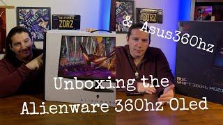 Alienware 360hz OLED AW2725DF Unboxing // Asus PG27AQN Retrospective Unboxing