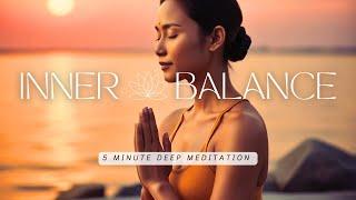 5 Minutes to Calm: Your Stress Relief Meditation