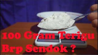 100 Gram Tepung Terigu Berapa Sendok Makan ?