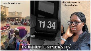 First week of Uni *stress*| Brand new hostel tour in Babcock University