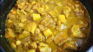 How To Make The Most Delicious Jamaican Curry Stewed Pork Step By Step | Tasty Pork Belly Recipe