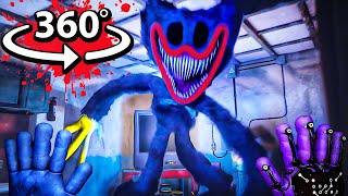 360° HUGGY JUMPSCARE  Poppy Playtime Chapter 3 in VR