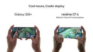 Keep the screen cool and play along | realme GT 6