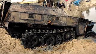 Unique WWII Vehicles Recovery - Sd.Kfz. 250 and 7 Retrieved After 70 Years #ww2 #recovery #sdkfz