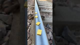 Train vs Gold #railwaycontent #railway #railtrack #train #indianrailways #railvlogger #ytshorts