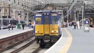 ScotRail Class 314 leaves Glasgow Central (31/5/14)