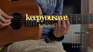 Tutorial intro gitar keep you save - yahya [CHORD DIAGRAM]