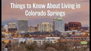 5 Things to Know About Living in Colorado Springs