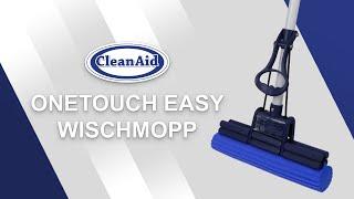 Endlich streifenfreier Boden - CleanAid OneTouch Easy Wischmopp (auch perfekt für Tierhaushalte)