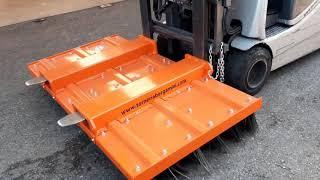 Industrial Forklift Broom / Sweeper