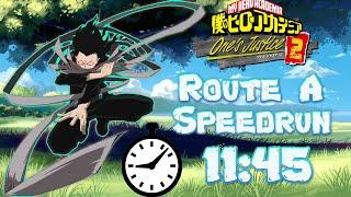 11:45 Route A Speedrun My Hero Ones Justice 2