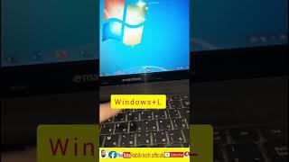 how to locked computer  shortcut# windows+L# how to switch user# how to# shortcut #