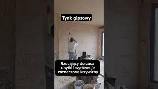 TYNKI GIPSOWE #tynkimaszynowe #tynki #budowadomusamemu #budowanie