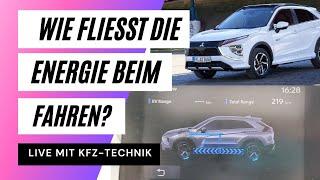 Hybrid Energiefluss live am Mitsubishi Eclipse Cross Hybrid