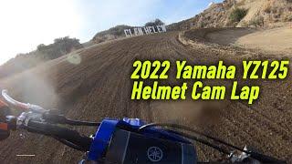 2022 Yamaha YZ125 Two Stroke Hot Lap Helmet Cam - Motocross Action Magazine