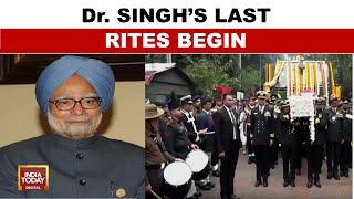 Dr Manmohan Singh's Final Journey: Military Honours At Nigambodh Ghat | India Today