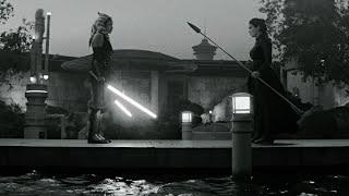 The Jedi Duel | The Mandalorian (2020) (Black and White edit)