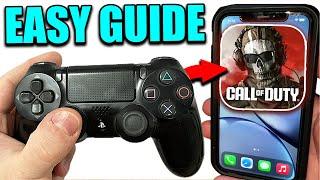 How To Play COD Warzone Mobile With PS4 Controller!