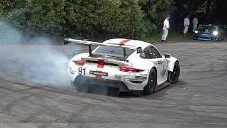 Porsche 911 991.2 RSR GTE - INSANE LOUD Flat-6 Open Engine Sounds!