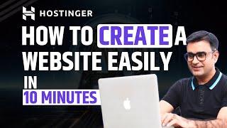 How to Create a Website Easily Using Hostinger AI Website Builder | DEEPAK BAJAJ