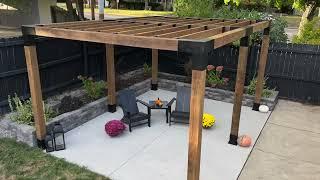 How to Build a Modern Pergola from Toja Grid