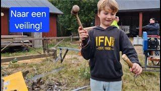 Wonen in Zweden! WIj bezoeken een veiling! #vlog 85