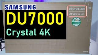 SAMSUNG DU7000 Crystal 4K: UNBOXING Y REVIEW COMPLETA