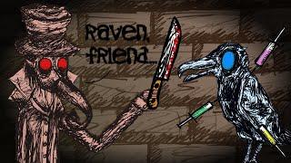 My Friend is a Raven | gorgeous hand-drawn creepy game with beautiful audio ALL ENDINGS AND SECRETS