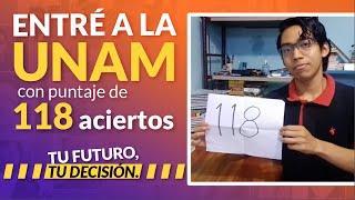 Entré a la UNAM con puntaje de 118 aciertos | Testimonial Unitips