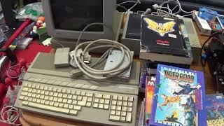 Atari 1040STFM, Megafile 30, SC1224 Monitor, SMM804 Printer & Heaps of Software - Pickup & Play