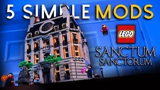 5 SIMPLE Mods To Do To Your LEGO MARVEL Sanctum Sanctorum! [4K]