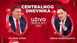 Hadžifejzović Dodiku: Idi, Milorade, spasi sebe i državu! Dodik: Idi i ti! Senad: Idi ti, prvi!