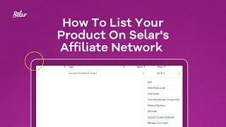 How To List Your Product On Selar Affiliate Network