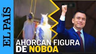 DANIEL NOBOA | Polémica por figura ahorcada del presidente de Ecuador | EL PAÍS