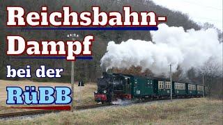 Reichsbahn-DAMPF beim Rasenden Roland | 99 4632 & 53 Mh | 14.2.2024