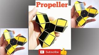 Smiggle snake puzzle or Rubik's twist 24 pieces or Snake Cube - propeller windmill