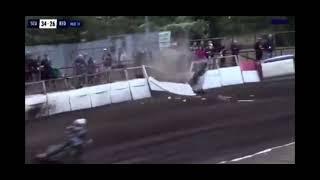 Terrible speedway Crash!  Zaine Kennedy, Scunthorpe - Redcar 29.07.2022