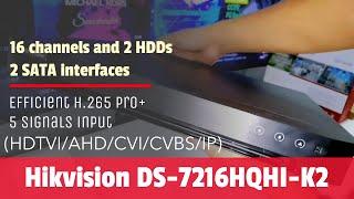 Hikvision DS-7216HQHI-K2 | 16-ch 1080p 1U H.265 DVR | UNBOXING |