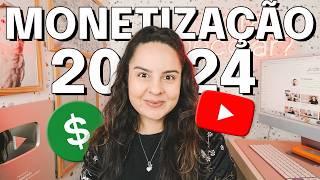 TUDO Sobre *Monetização Do YouTube* Em 2024: Requisitos, Como Funciona & Mais