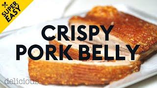 How To Do a Slow-Roasted Pork Belly With Crackling | delicious. Australia