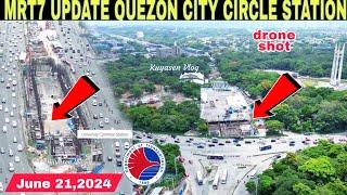 MRT 7 UPDATE QUEZON CITY CIRCLE UNDERGROUND STATION|NORTH AVE| June 21|build3x|build better more