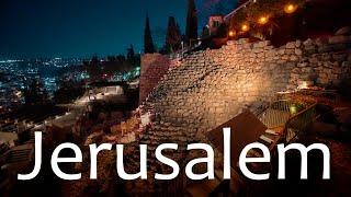 Jerusalem at Night: A Captivating Stroll from the City of David to the Vibrant Center.
